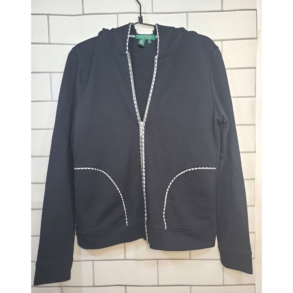 Lauren Ralph Lauren Woman's Medium Long Sleeve Hoodie Full Zip  Outdoor Casual